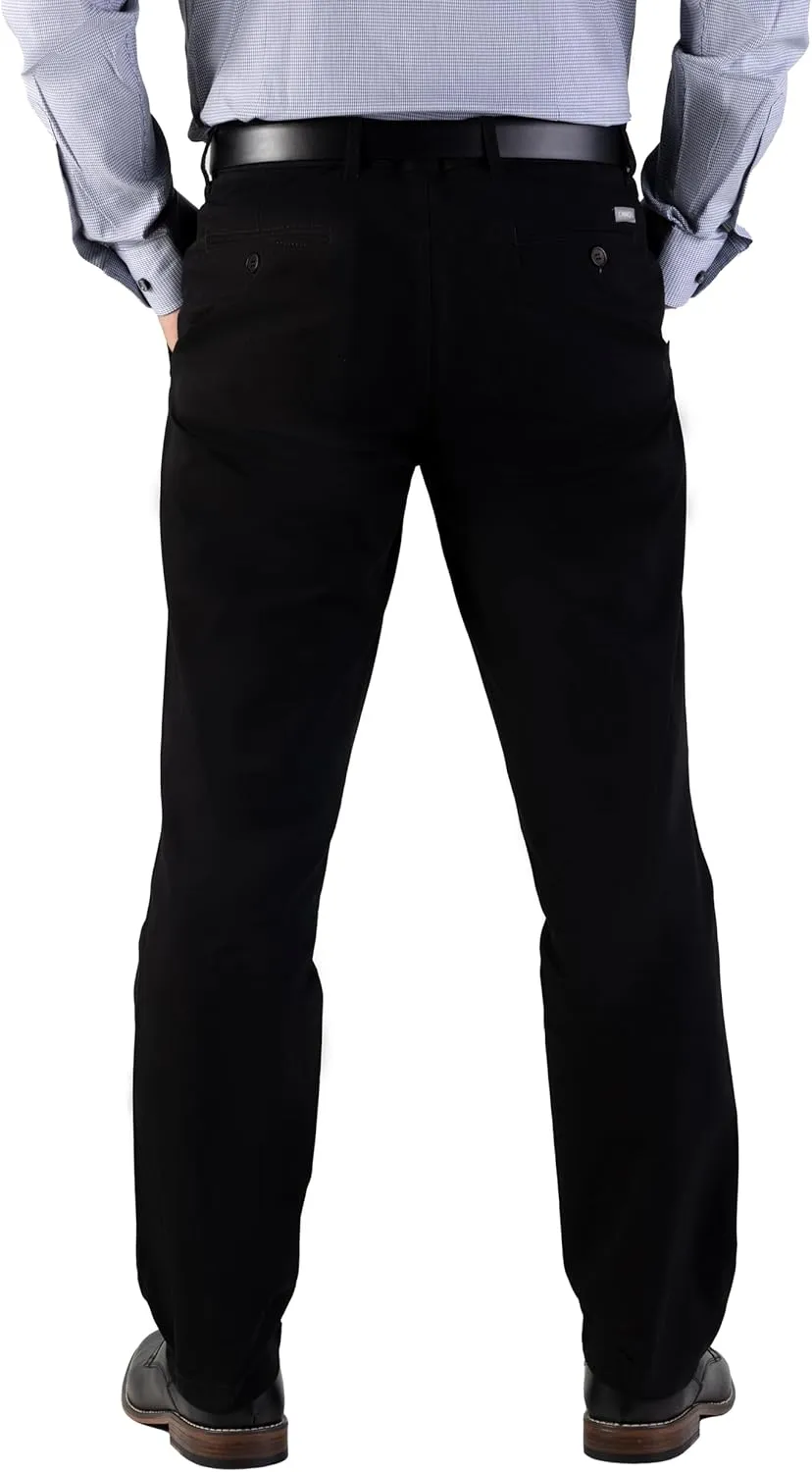100% Cotton Slim Fit Men's Chino Pants Comfortable and Durable Work Pants, Ideal for Office or Casual Wear