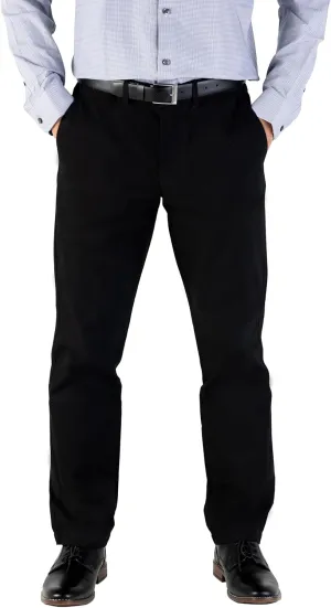 100% Cotton Slim Fit Men's Chino Pants Comfortable and Durable Work Pants, Ideal for Office or Casual Wear