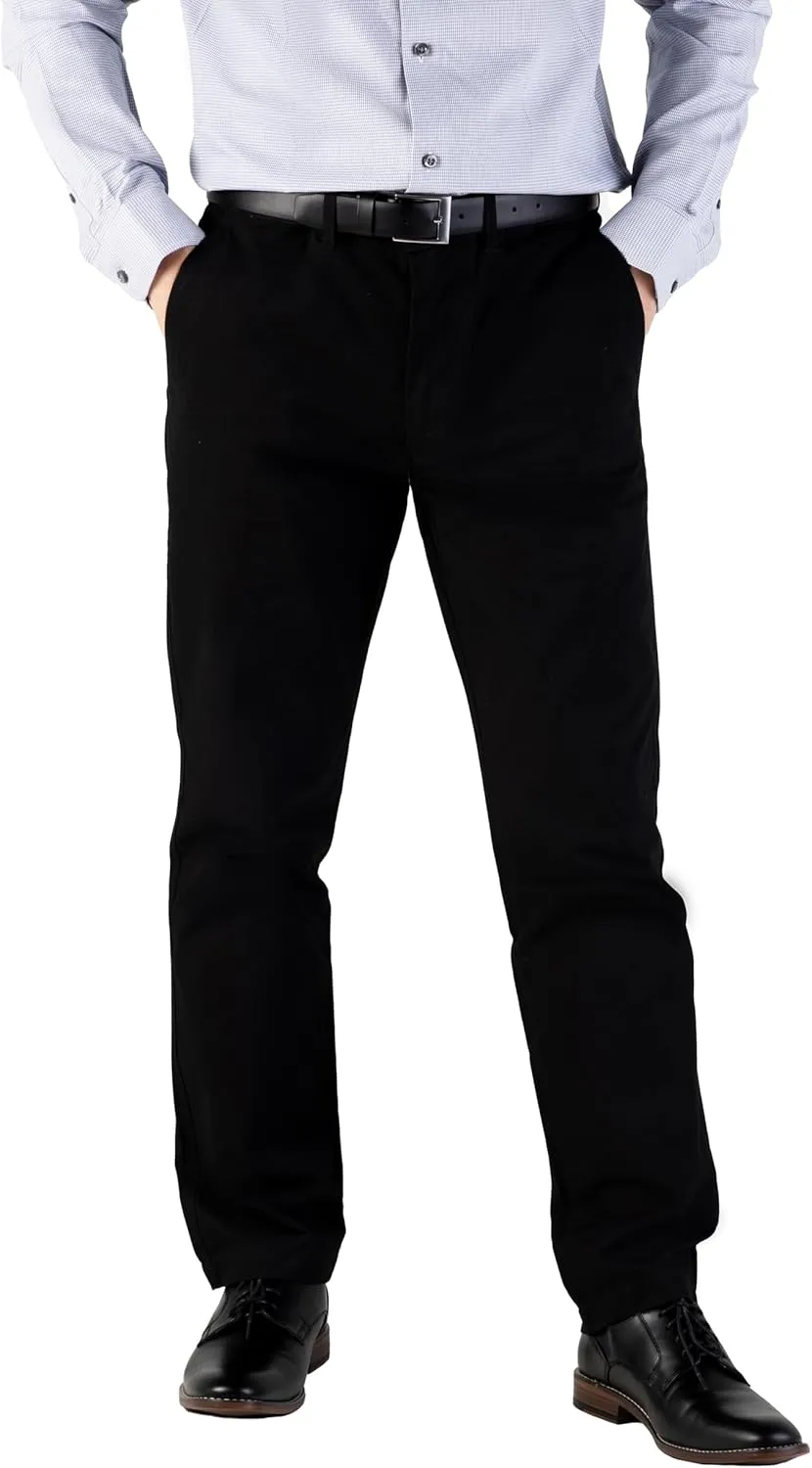 100% Cotton Slim Fit Men's Chino Pants Comfortable and Durable Work Pants, Ideal for Office or Casual Wear