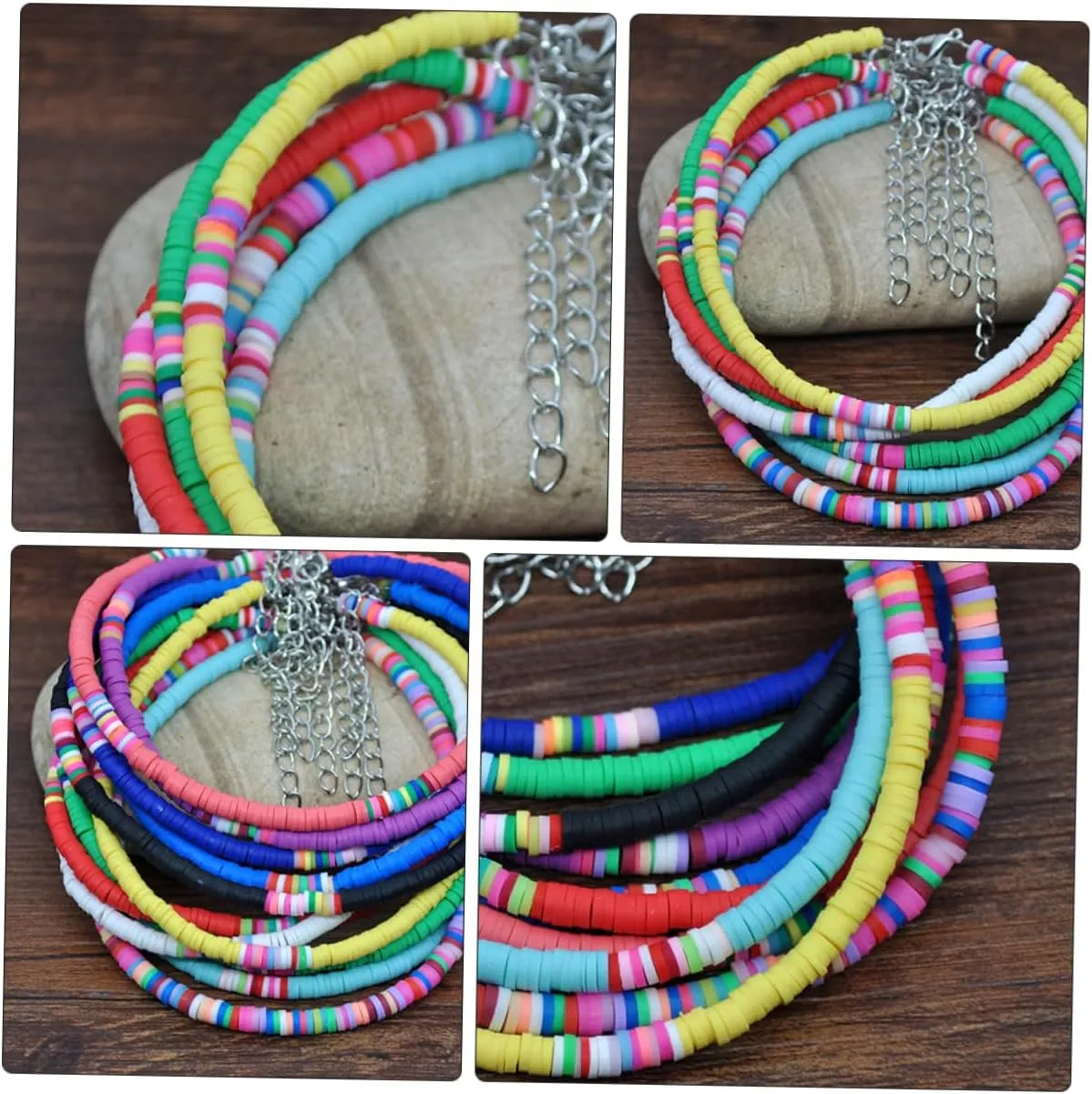 Accessories Clay Anklet Boho Jewellery Friendship Shell Necklace Handmade Anklet Polymer Clay