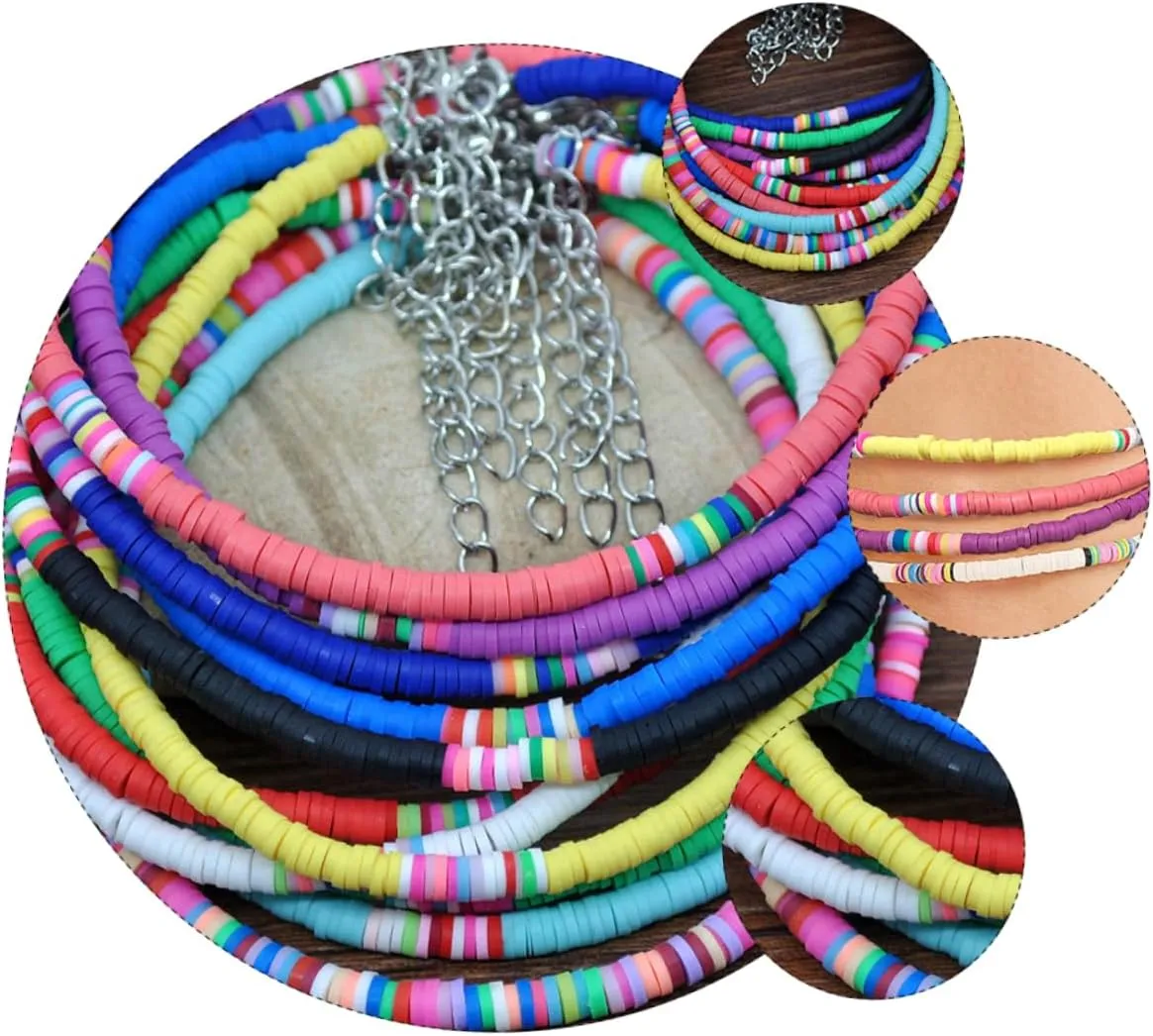 Accessories Clay Anklet Boho Jewellery Friendship Shell Necklace Handmade Anklet Polymer Clay