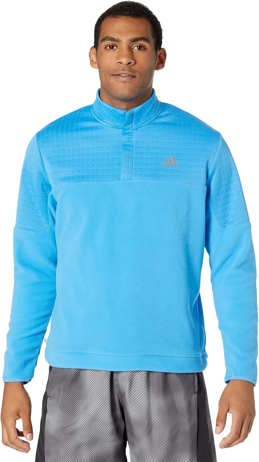 adidas Men's Colorblock DWR Quarter Zip Golf Pullover
