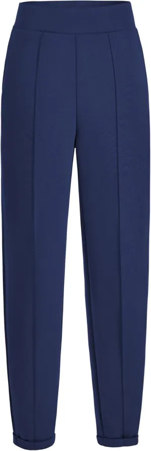 AFITNE Womens High Waisted Dress Casual Pants Stretchy Pull On Work Business Slacks Comfy Office Trousers with Pockets