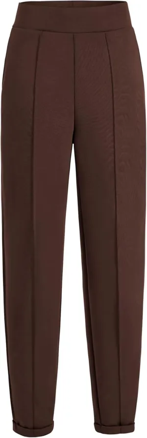 AFITNE Womens High Waisted Dress Casual Pants Stretchy Pull On Work Business Slacks Comfy Office Trousers with Pockets
