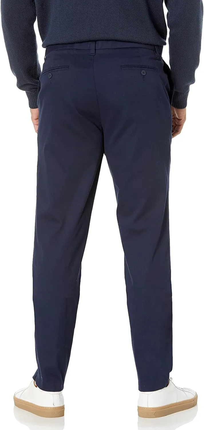 Amazon Essentials Men's Slim-Fit Wrinkle-Resistant Flat-Front Stretch Chino Pant