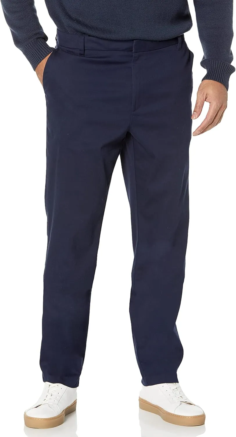 Amazon Essentials Men's Slim-Fit Wrinkle-Resistant Flat-Front Stretch Chino Pant