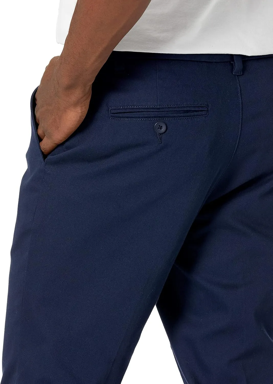Amazon Essentials Men's Slim-Fit Wrinkle-Resistant Flat-Front Stretch Chino Pant
