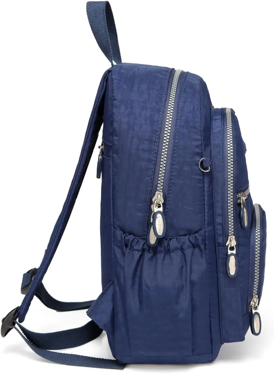 AOTIAN Mini Daypack with Anti-Theft Back Zipper Pocket, Durable Small Lightweight Backpack for Women Girls & Boys Hiking Travel Sports, Height 13 inches