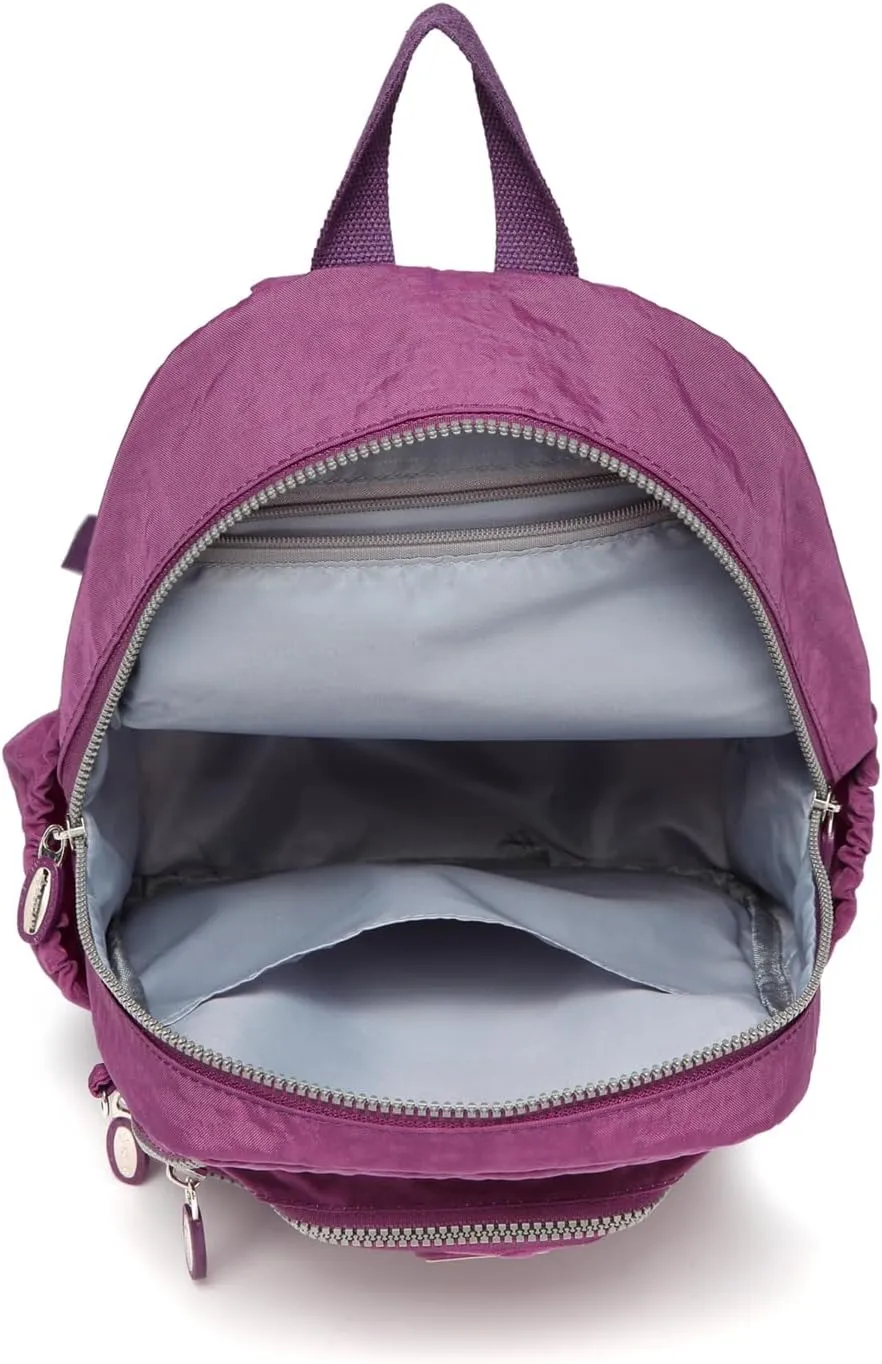 AOTIAN Mini Daypack with Anti-Theft Back Zipper Pocket, Durable Small Lightweight Backpack for Women Girls & Boys Hiking Travel Sports, Height 13 inches