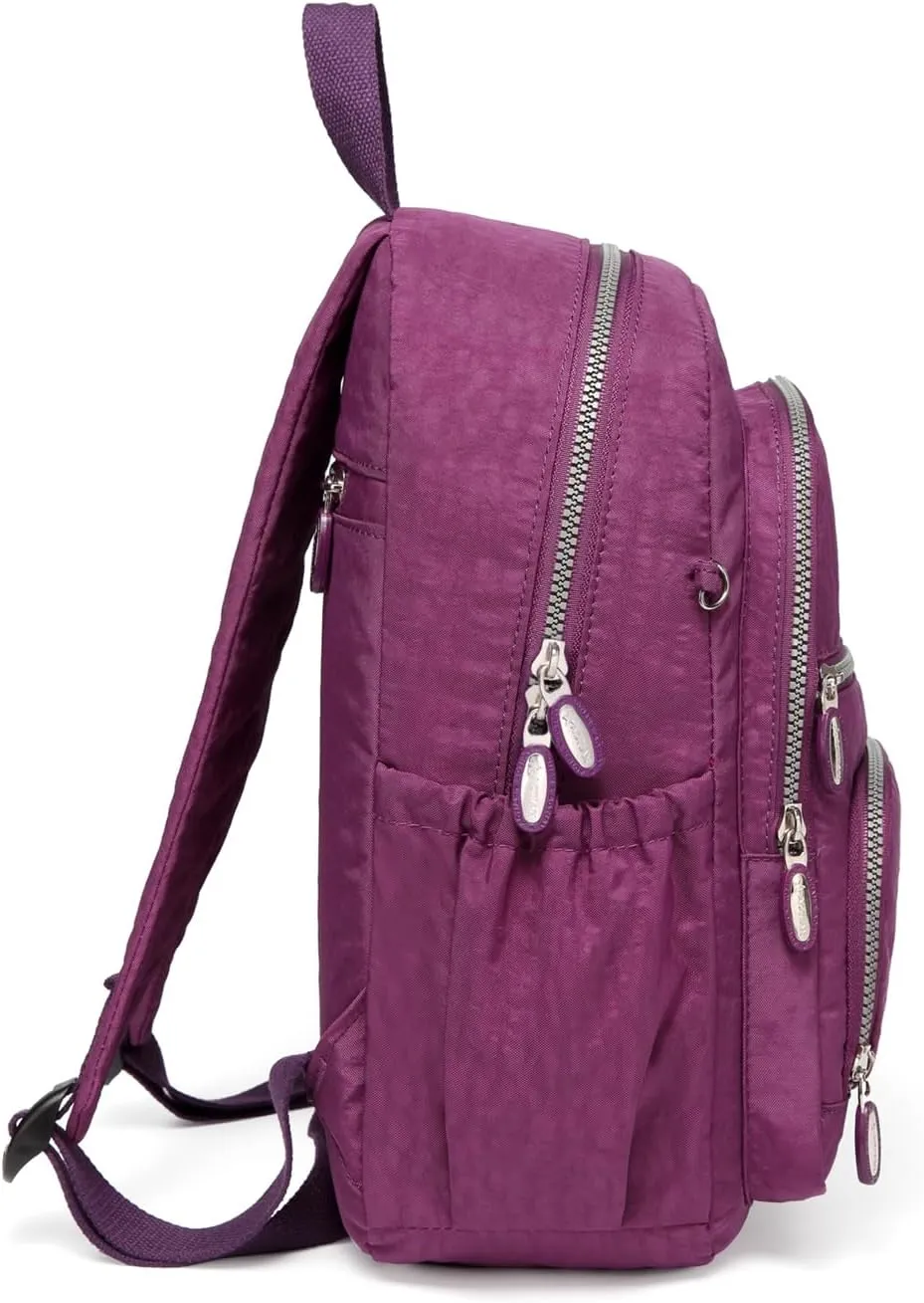 AOTIAN Mini Daypack with Anti-Theft Back Zipper Pocket, Durable Small Lightweight Backpack for Women Girls & Boys Hiking Travel Sports, Height 13 inches