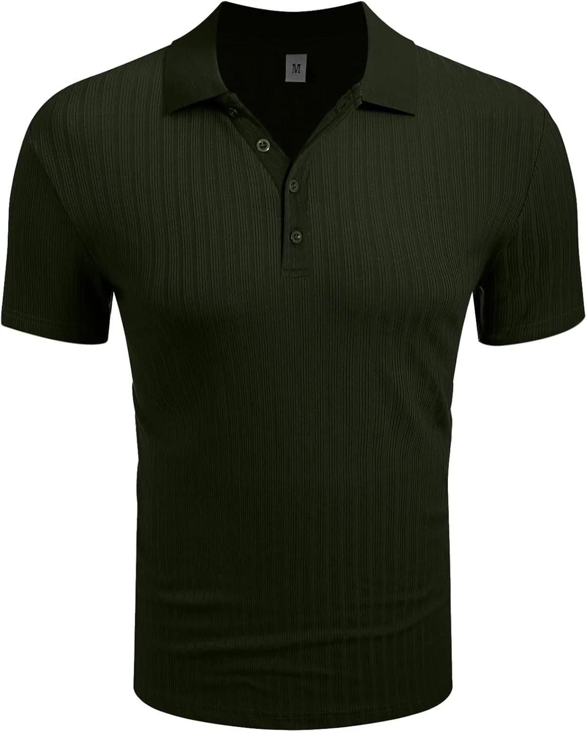 Askdeer Men's Polo Shirts Long/Short Sleeve Slim Fit Casual Shirts Classic Stretch Polo T Shirt Golf Shirts