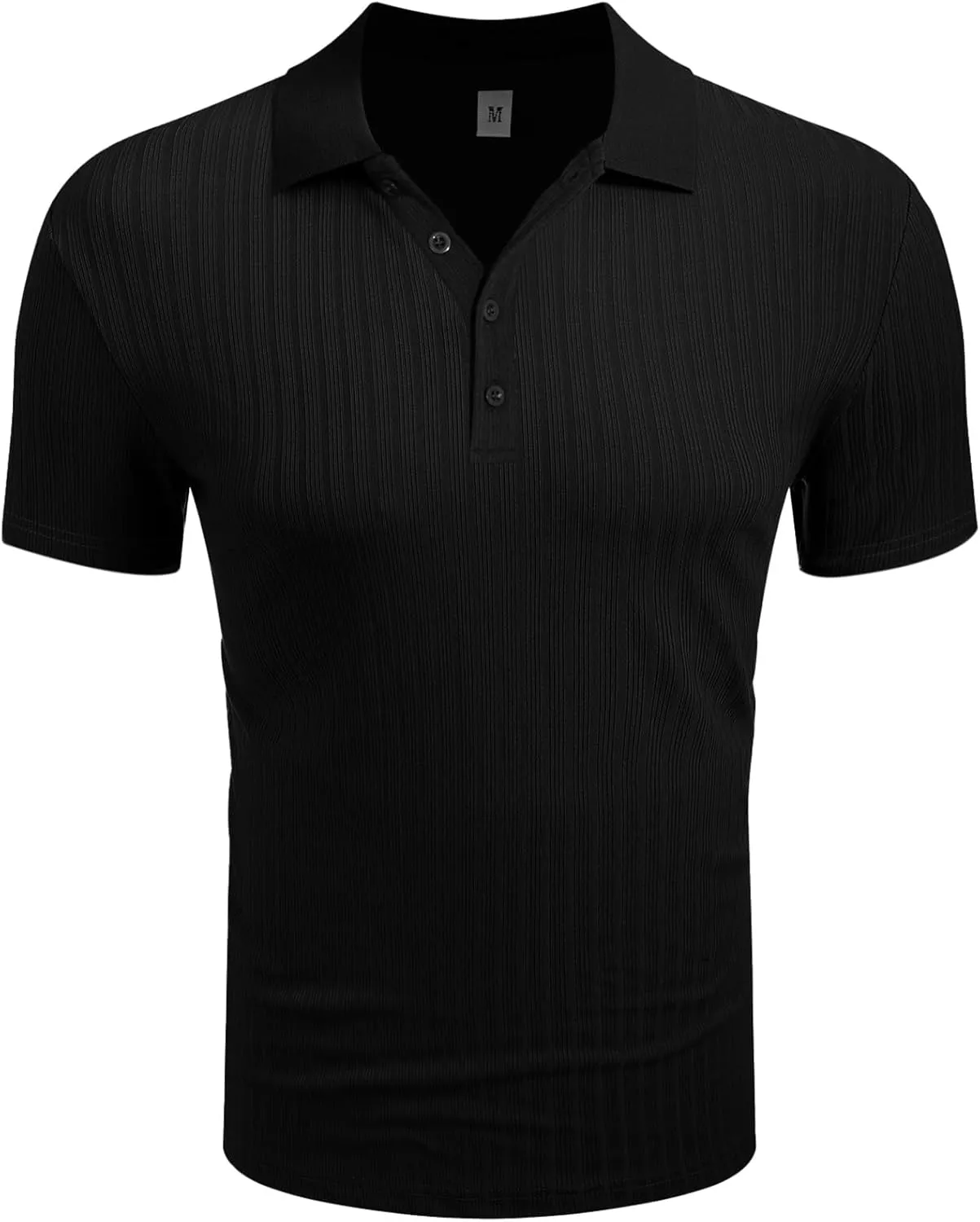 Askdeer Men's Polo Shirts Long/Short Sleeve Slim Fit Casual Shirts Classic Stretch Polo T Shirt Golf Shirts