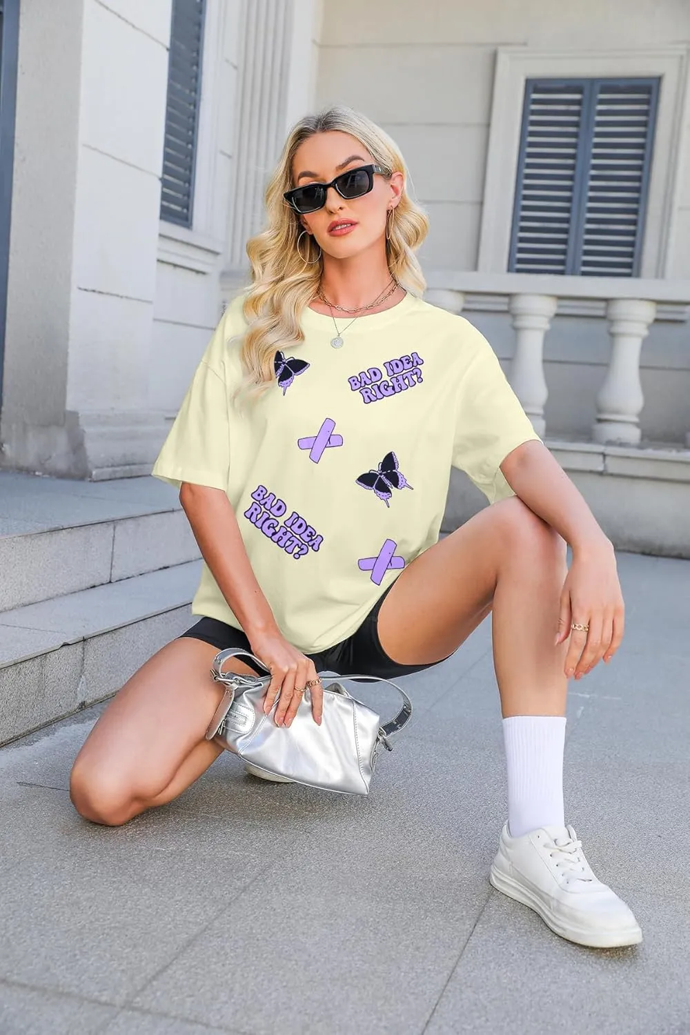 Bad Idea Right Shirts Women Vintage Album T Shirts Music Merch Tee Tops Concert Tour Shirts Funny Music Shirt