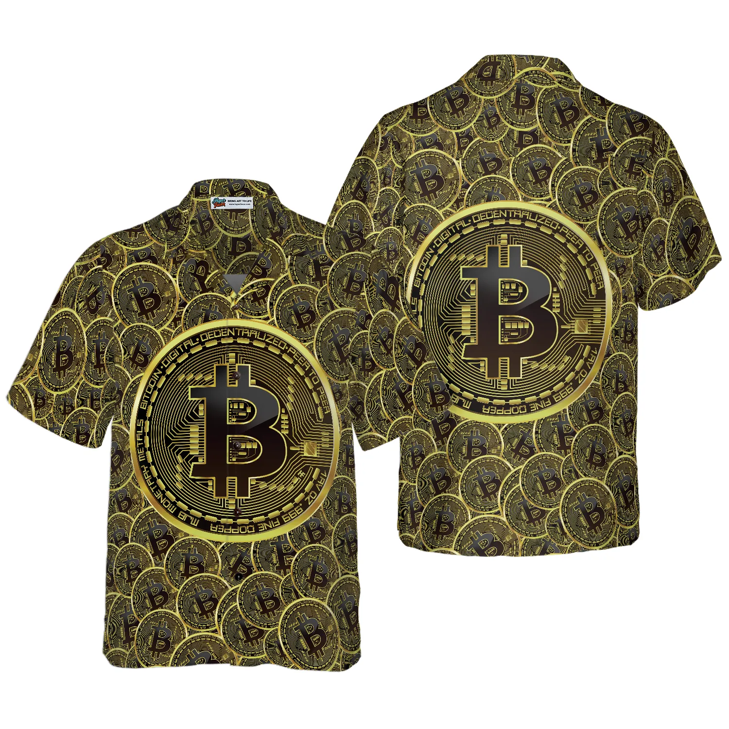 Bitcoins Hawaiian Shirt