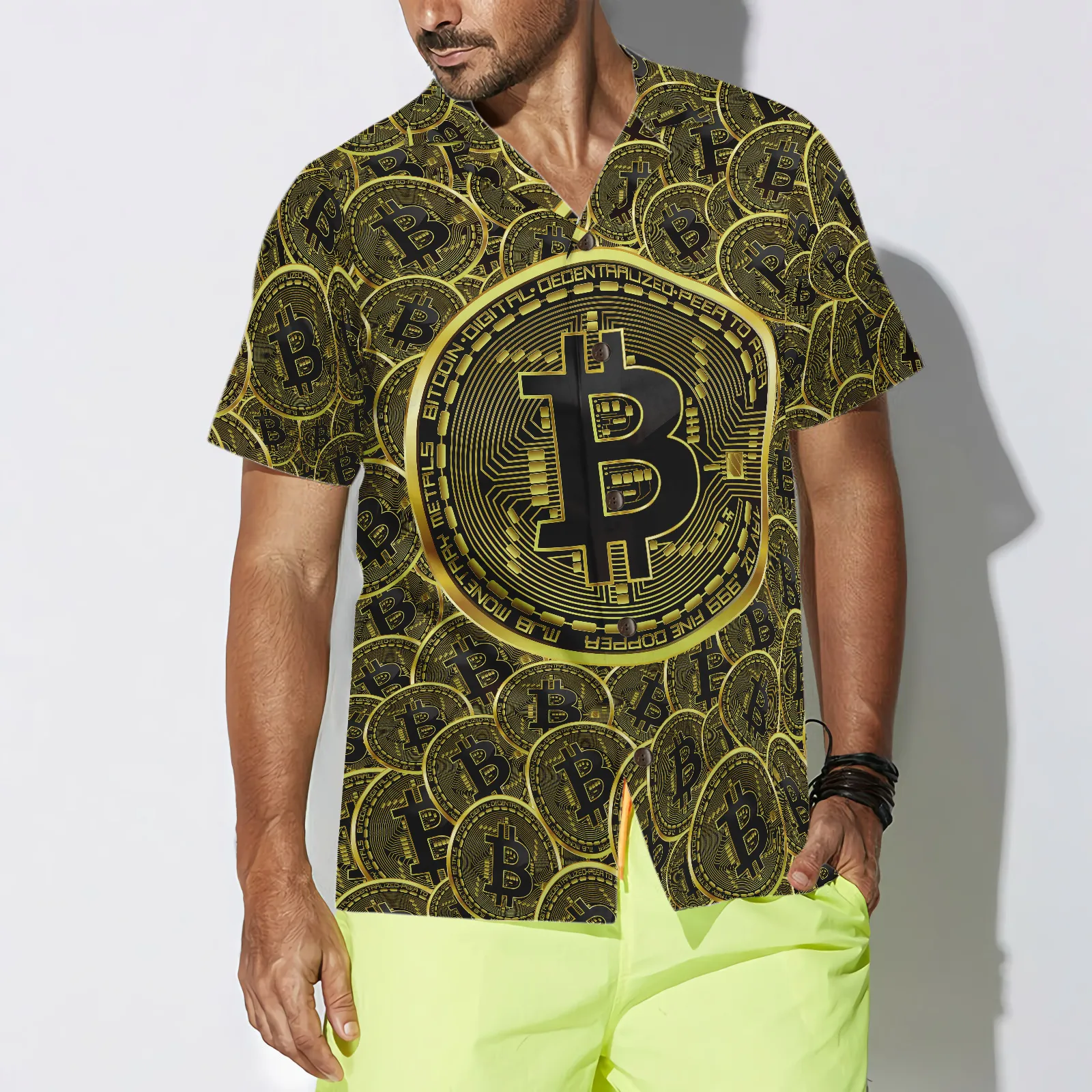 Bitcoins Hawaiian Shirt