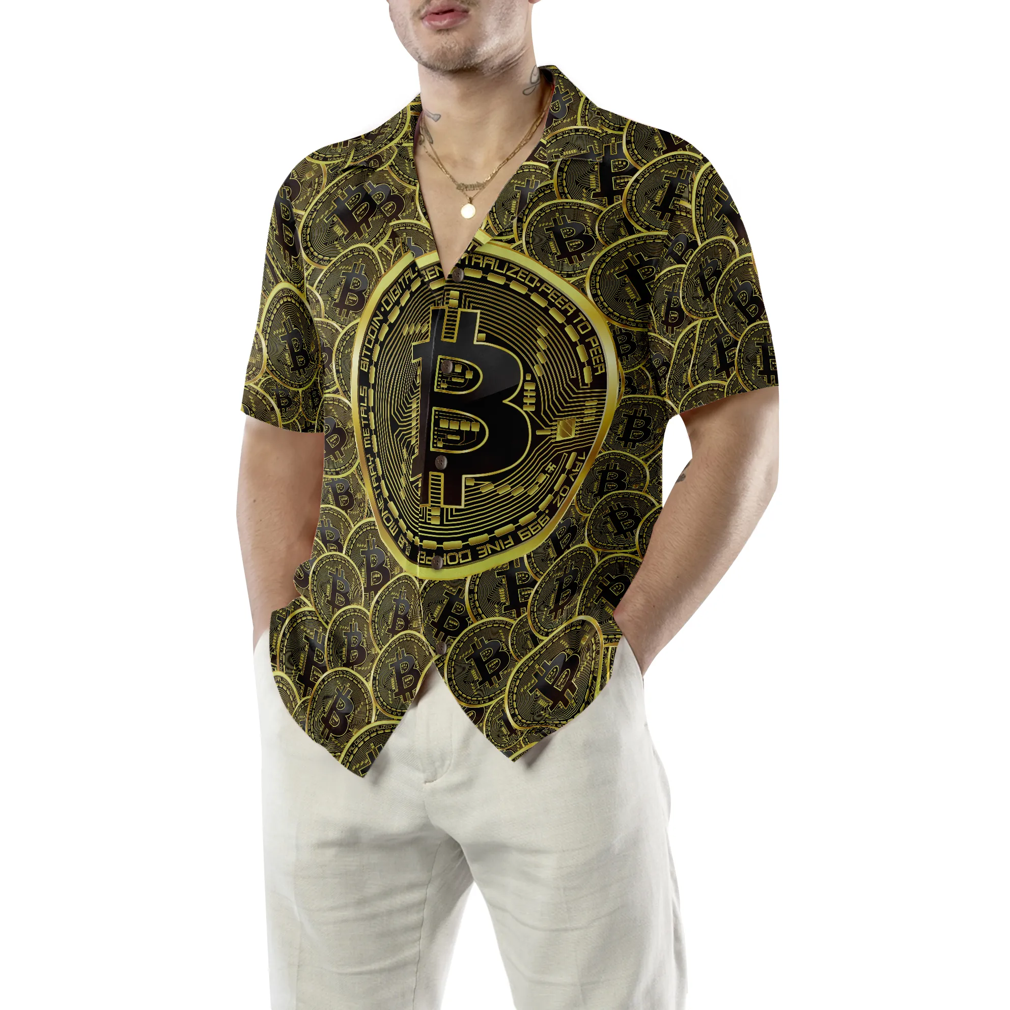 Bitcoins Hawaiian Shirt
