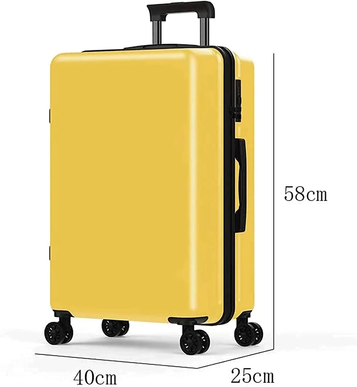 BKEKM Carry On Luggage Suitcases With Wheels Portable Hard Shell Luggage Security Combination Lock Suitcases Quiet And Smooth Trolley Luggage Lightweight
