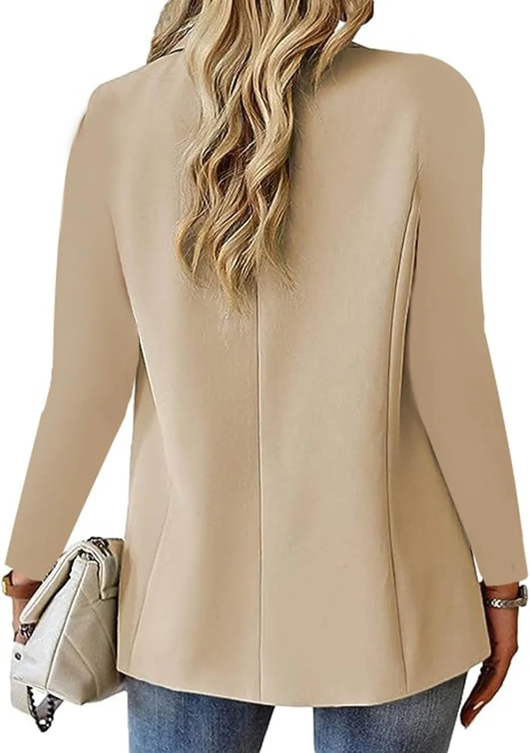 Blazers for Women 2025 Trendy Business Casual Jackets Long Sleeve Open Front Cardigan Work Suit Spring Fashion Blazer