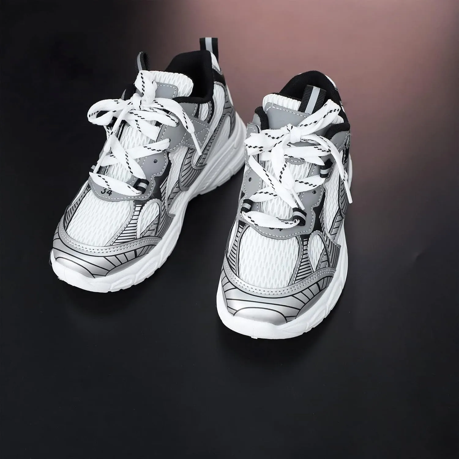 Boys Girls Shoes Kids Tennis Running Athletic Sport Sneakers Breathable Non Slip Mesh Comfortable Hiking Shoes