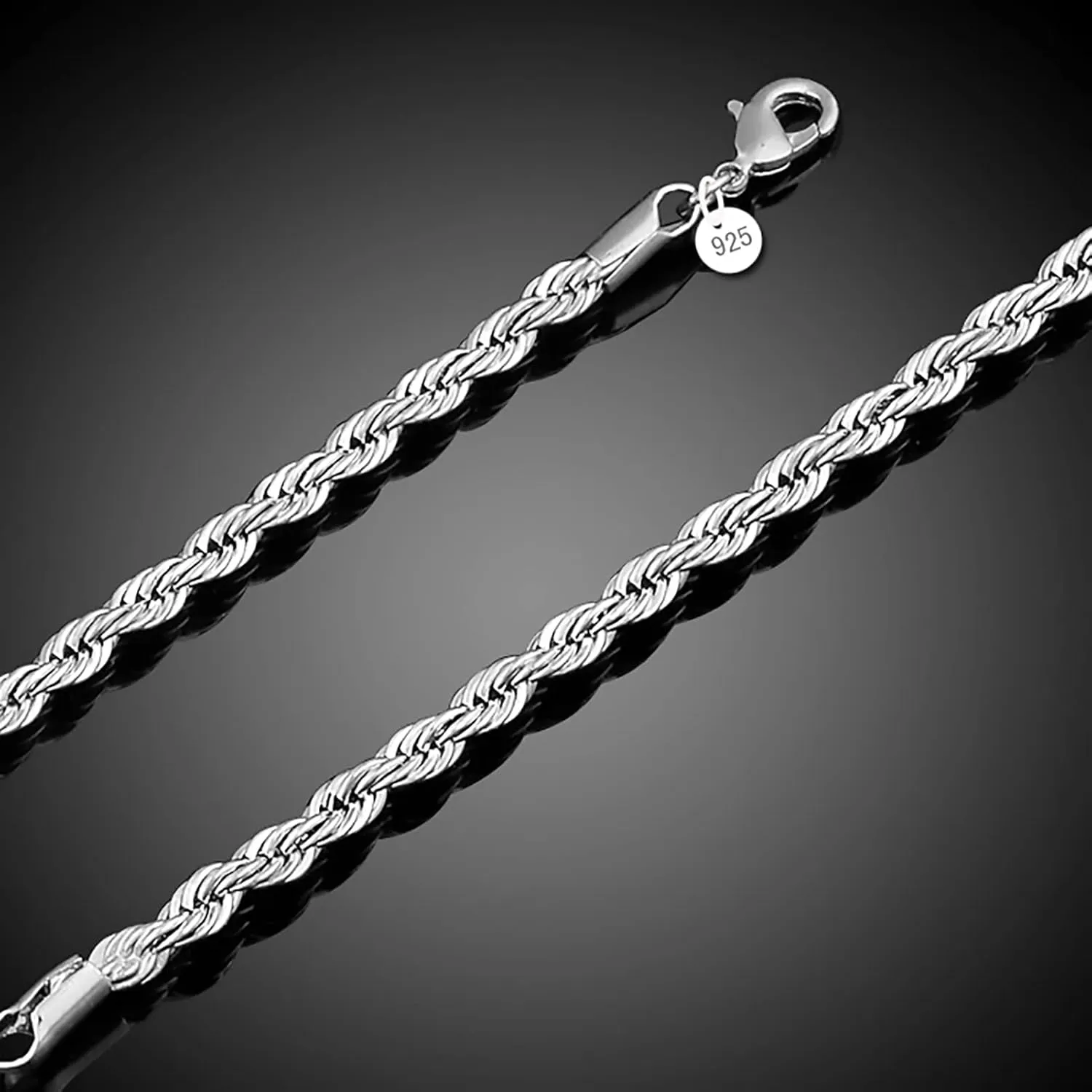 Bracelets braclets 925 Sterling Silver Bracelets Fashion Vintage Couples Hollow Wavy Design Bangles Party Jewelry Bangle