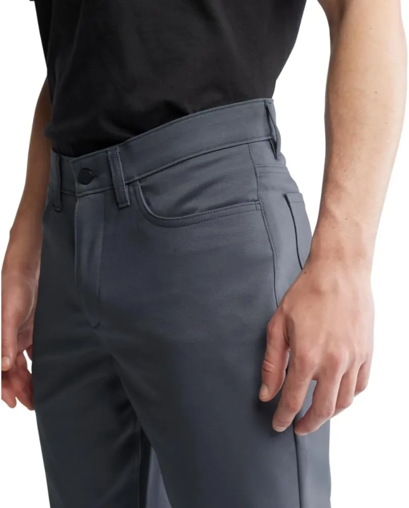 Calvin Klein Men's Move 365 Stretch Slim Fit Wrinkle Resistant Tech Woven Pant