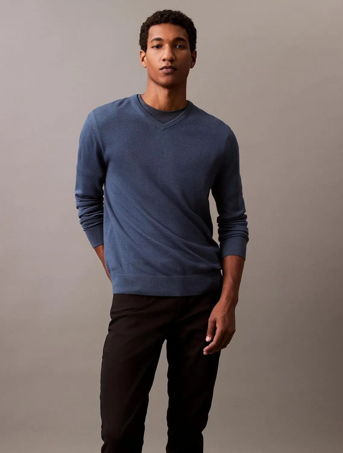 Calvin Klein Men's Move 365 Stretch Slim Fit Wrinkle Resistant Tech Woven Pant