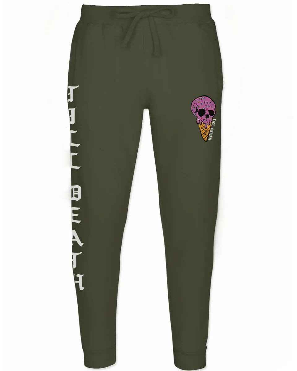Candy Ice Cream Skull Summer Good Vibe Cool Graphic Till Death Obei Society jogger For men Sweatpant