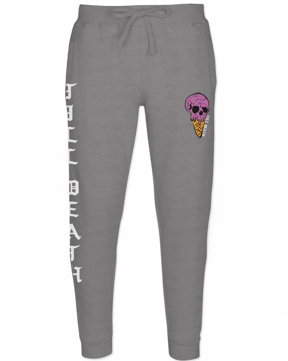 Candy Ice Cream Skull Summer Good Vibe Cool Graphic Till Death Obei Society jogger For men Sweatpant