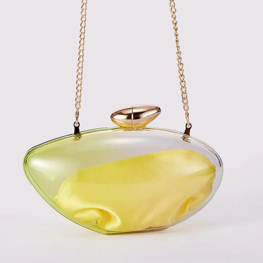 Clear Clutch Tote Bag for Women Acrylic Handbag Evening Purse Crossbody Bag Clear Purse Shoulder Handbag for Party Wedding