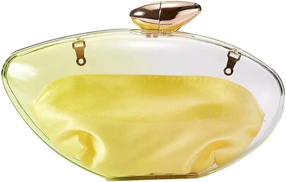 Clear Clutch Tote Bag for Women Acrylic Handbag Evening Purse Crossbody Bag Clear Purse Shoulder Handbag for Party Wedding