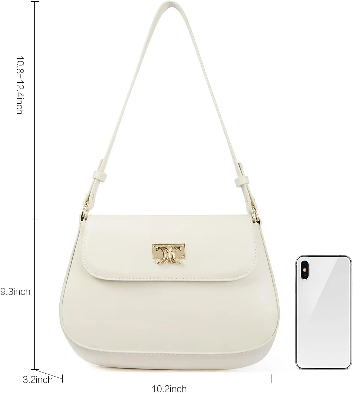 CLUCI Purses for women,Small Shoulder Bag Cute Clutch Designer tote Handbags leather crossbody bag Hobo purse