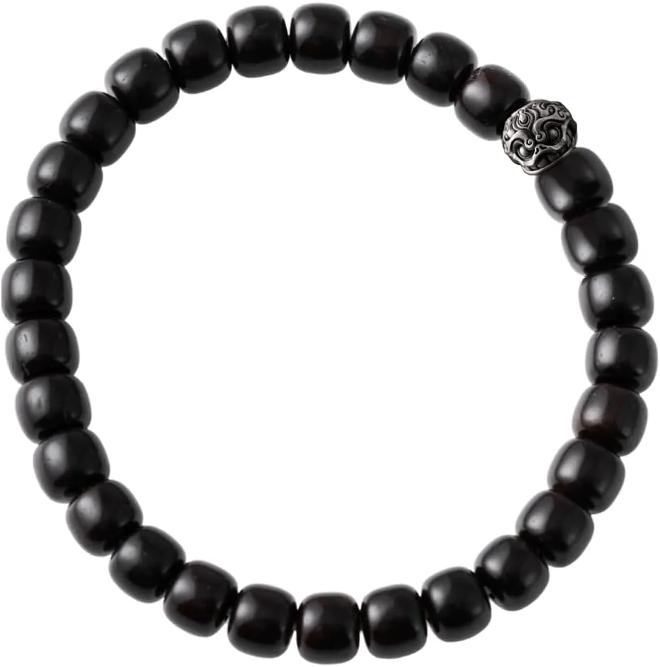 COPPERTIST.WU Animal Bead Bracelet Taoist Buddha Bangle Ball Beaded Bracelets Handmade Jewelry Gift for Men Women