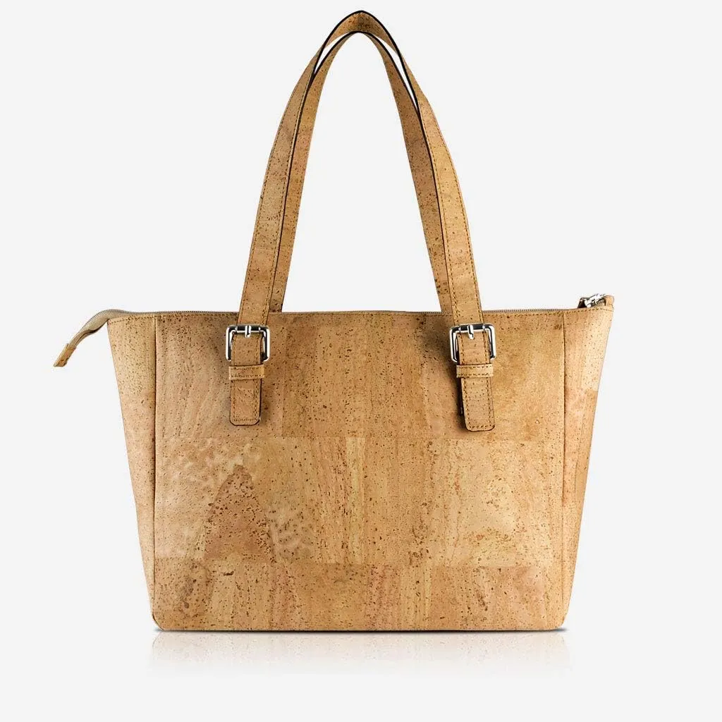 Cork Purse Vegan Handbag for Women | Cruelty Free Satchel Non Leather | Roomy Bag