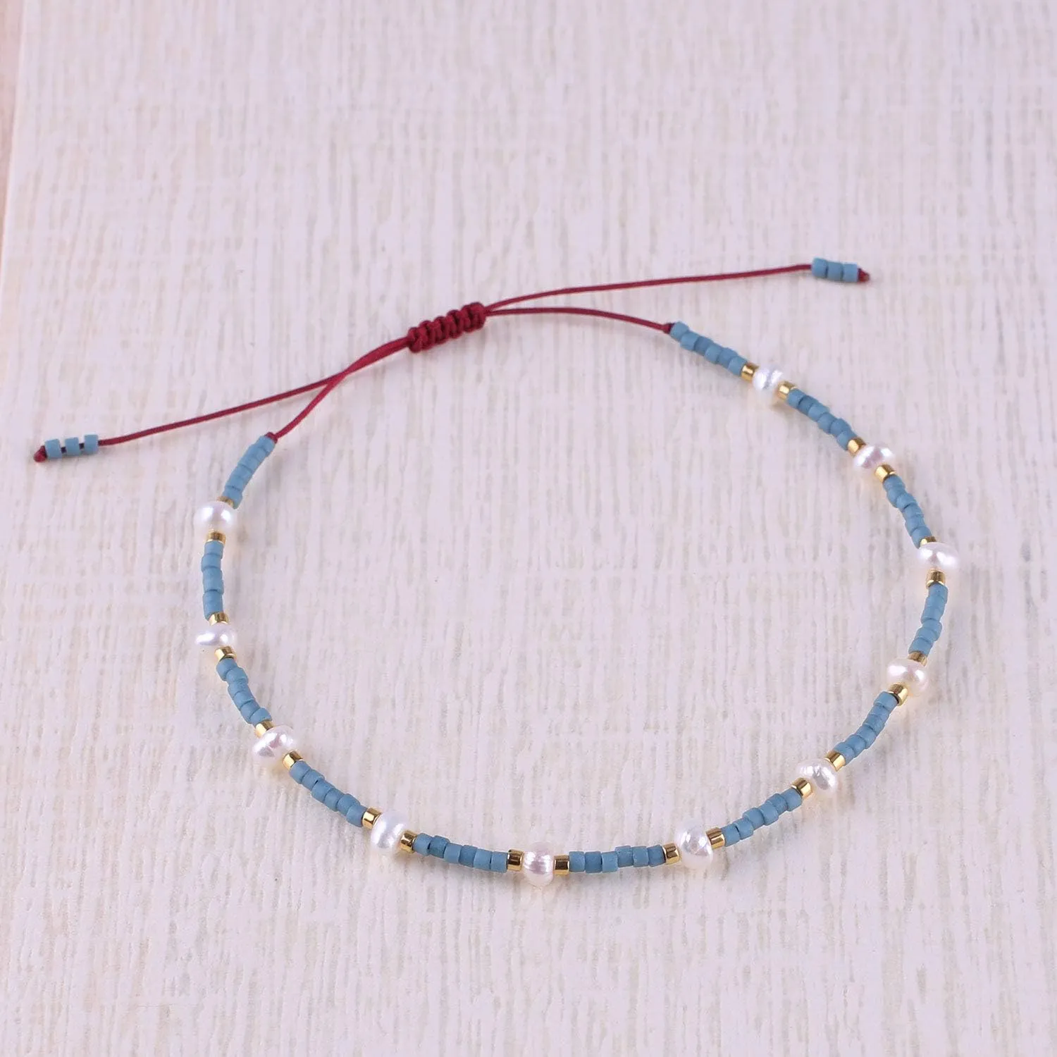 CQUAN CHI Women Charm Pearl Bracelets Friendship Miyuki Beads Beach Bracelets Jewelry