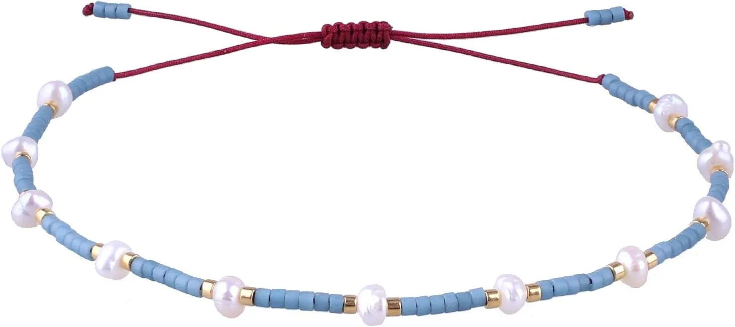 CQUAN CHI Women Charm Pearl Bracelets Friendship Miyuki Beads Beach Bracelets Jewelry