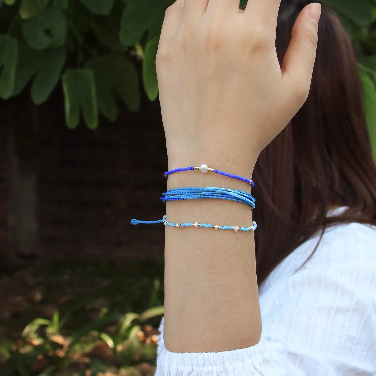 CQUAN CHI Women Charm Pearl Bracelets Friendship Miyuki Beads Beach Bracelets Jewelry