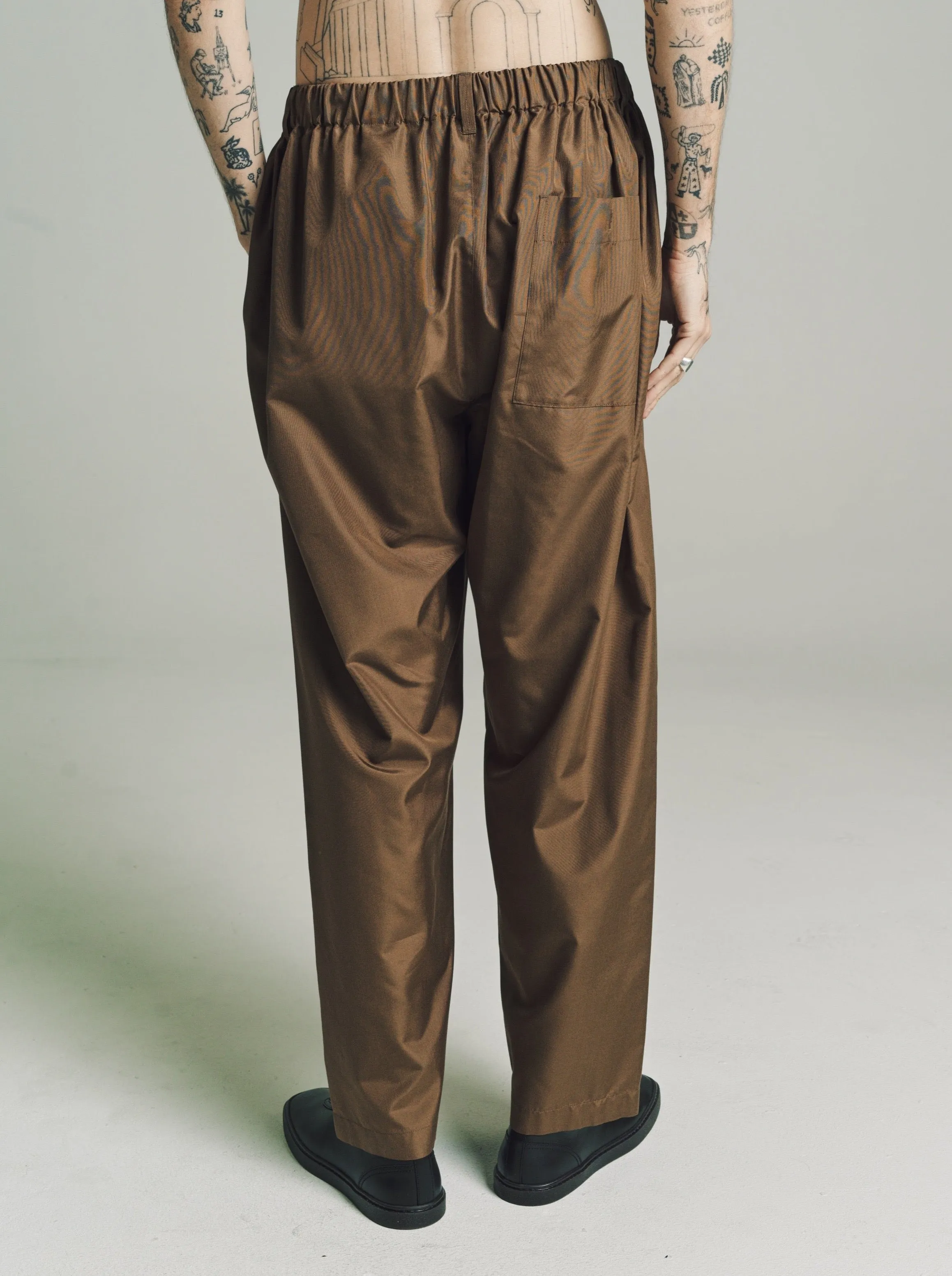 Dark Tobacco Relaxed Pants