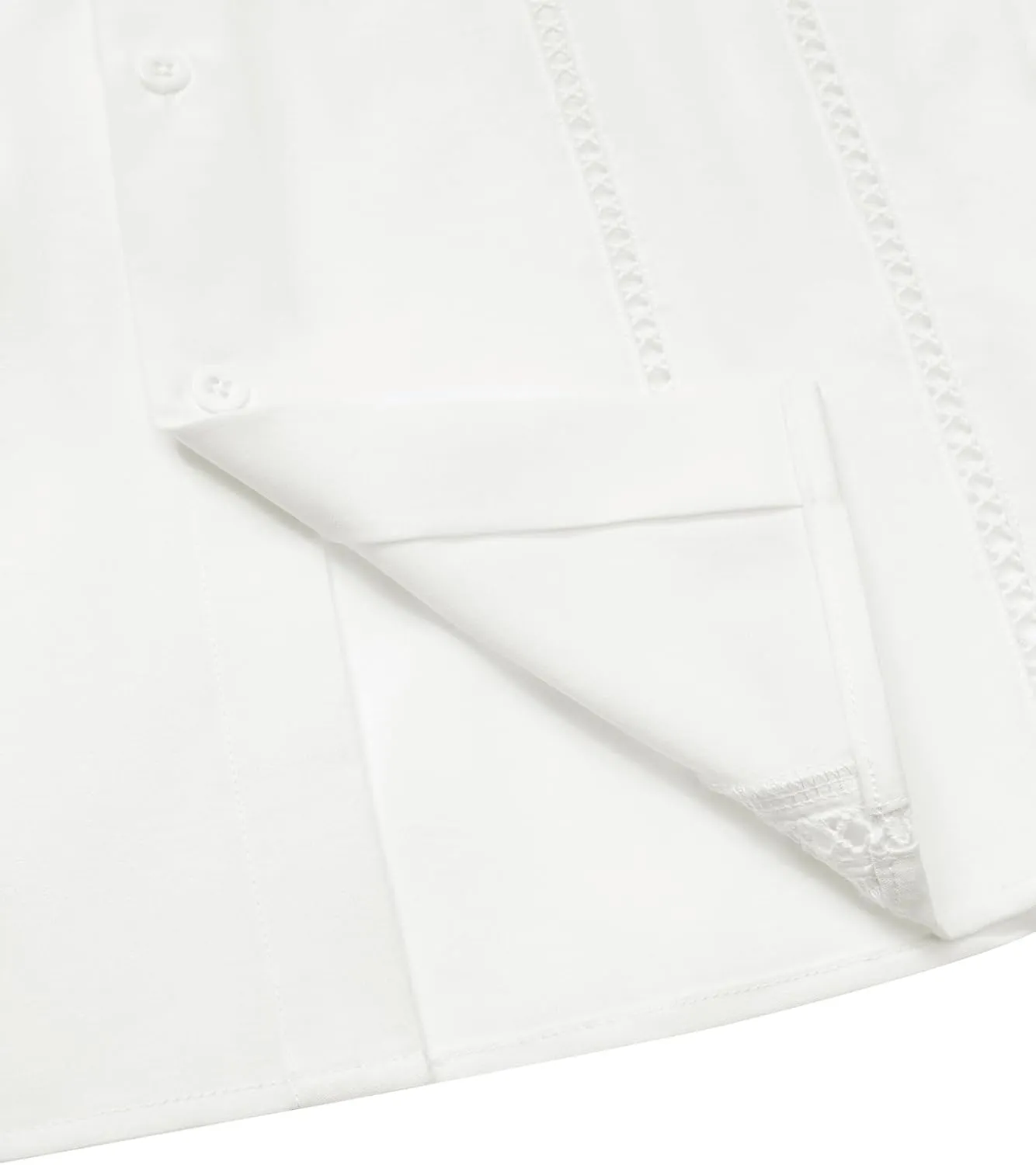 DEMEANOR Guayabera Linen Shirts for Men Short Sleeve Button Down Shirts Summer Beach Linen Shirts Casual Hawaii Vacation
