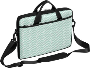 Designed Patten Charming Laptop Bag for 14-15.6 Inch Laptop Tablet Turquoise Protective Computer Bags with Shoulder Strap Slim Laptop Carrying Sleeve Case for Women Men