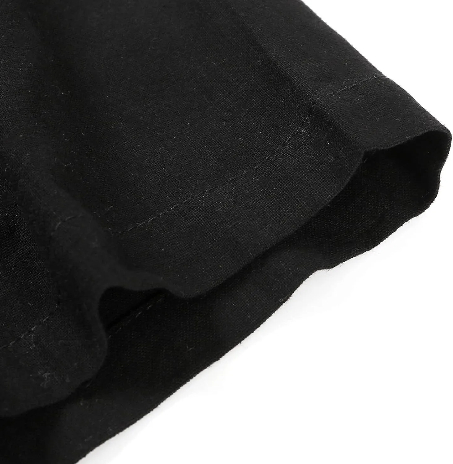 Dress Shirts for Men Wrinkle Free Cotton Linen Beach Shirts Bowling Shirts Black Button Down Shirt Men