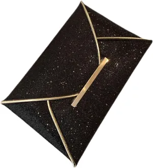 Evening Purse Envelope Clutch for Women Formal Minimalist Design Shiny Surface for Weddings and Events Versatile and Stylish Handbag