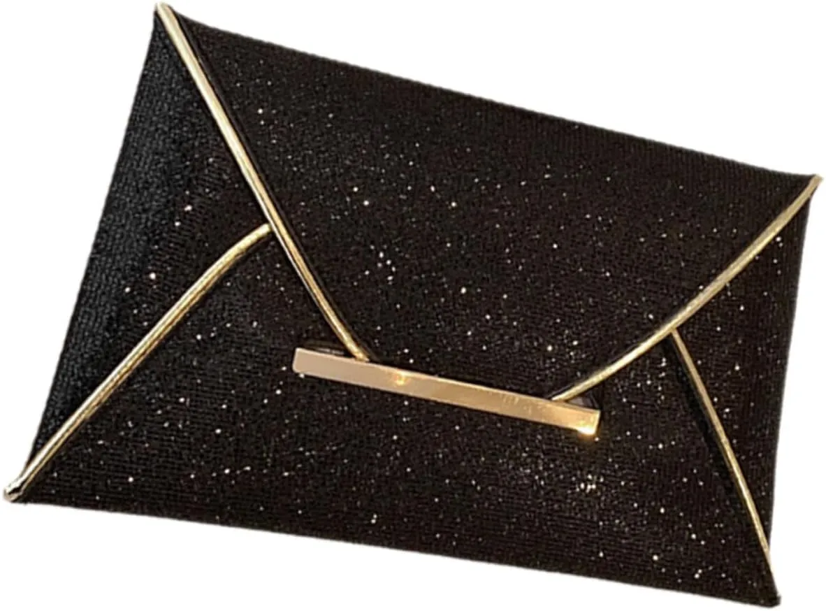 Evening Purse Stylish Envelope Clutch for Weddings and Events Versatile Handbag with Shiny Finish Modern Design for Daily Use Fashionable Accessory for Women
