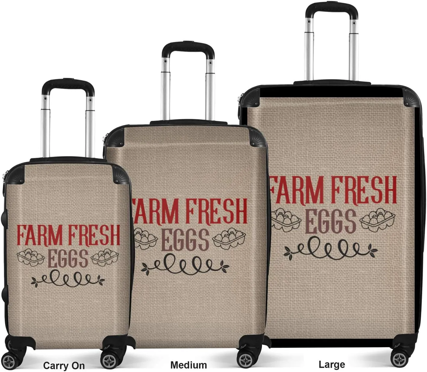 Farm Quotes Suitcase - 20" Carry On