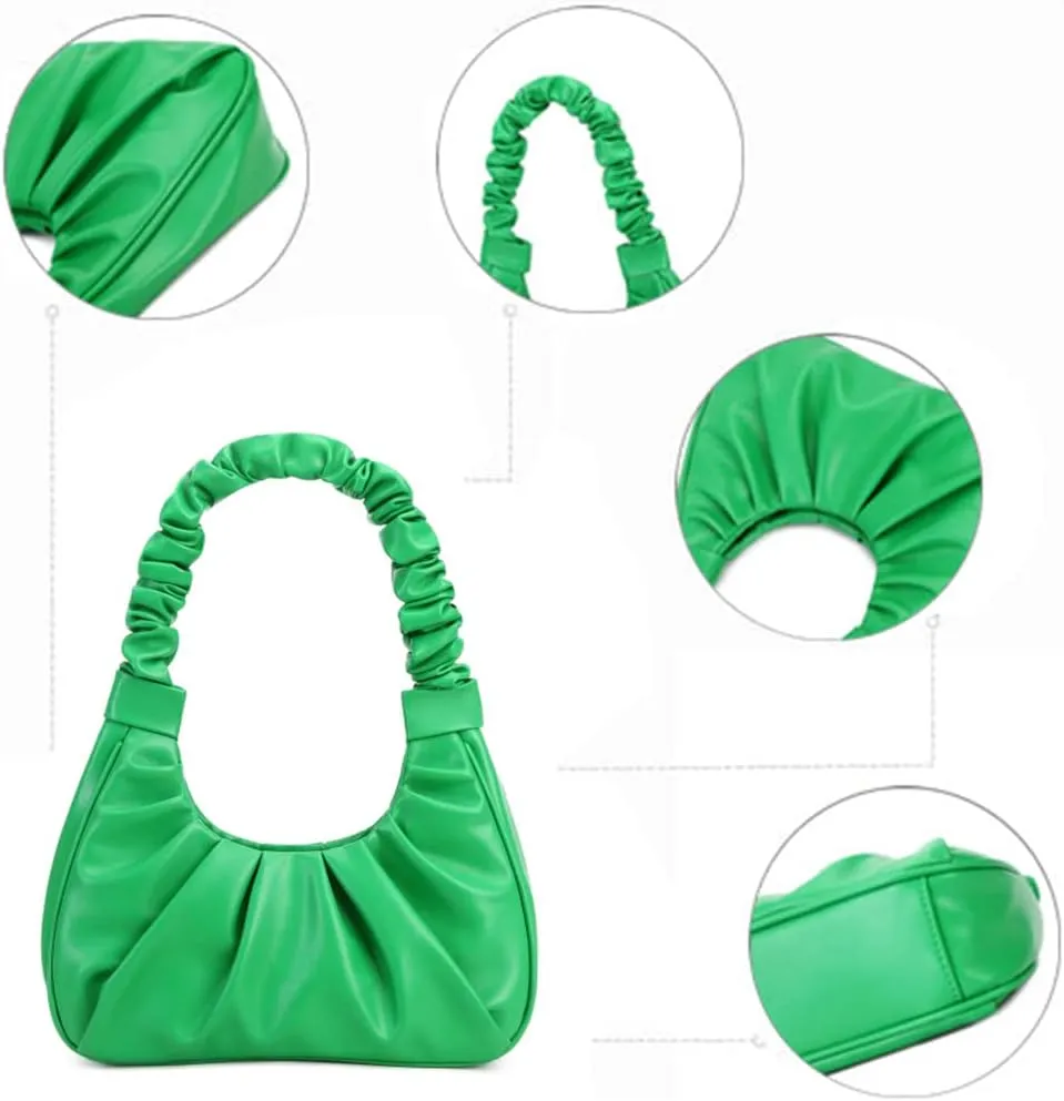 fashionable for Women cute Hobo Tote Bags handbag mini clutch with zipper