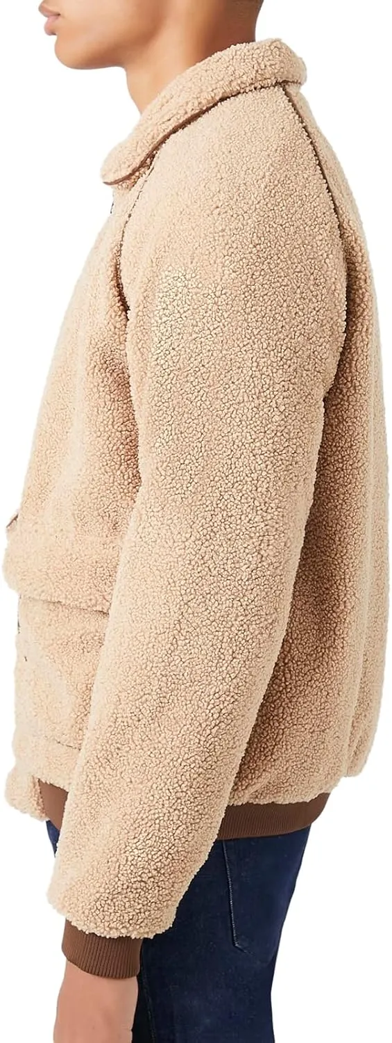 Forever 21 Men's Faux Shearling Zip-up Jacket