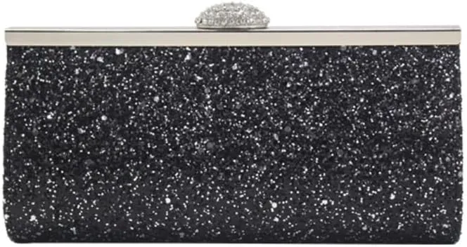 Glitter Womens Clutch Purses French Style Versatile Evening Bag