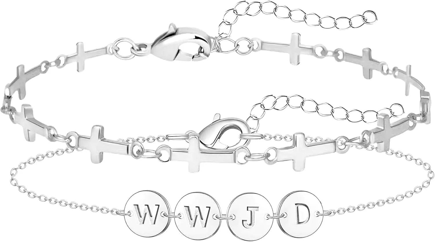 Gold Layered WWJD Bracelets for Women