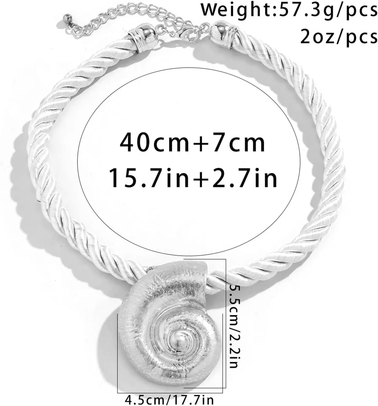 Gold Shell Necklace for Women Conch Shell Necklace Large Conch Necklace Beach Charm Necklace Shell Charm Necklace Boho SeaShell Pendant Necklace Summer Beach Jewelry Gift