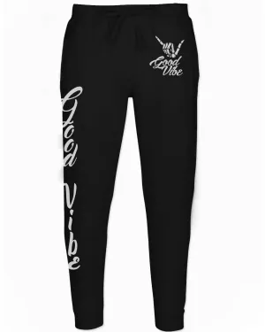 Good Vibe Bones Hand Shaka Cool Vintage Hipster Graphic Jogger For men Sweatpant