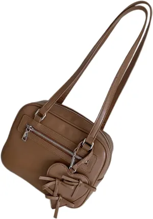 Guojiang Elegant Korean Handbag Simple Square Bag PU Leather Shoulder Bags Casual Handbags Satchel for Women Girls